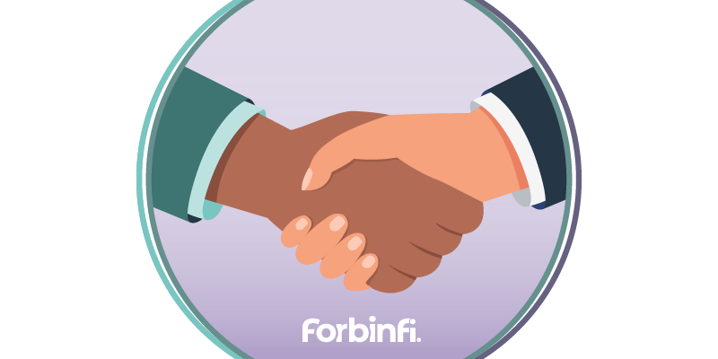 two people shaking hands