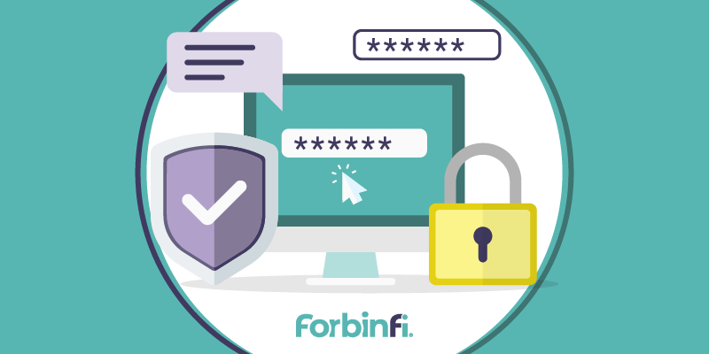 monitor highlighting a locked screen and a lock combination