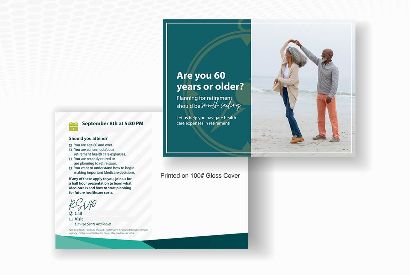 Retirement Printed Mailer Mockup